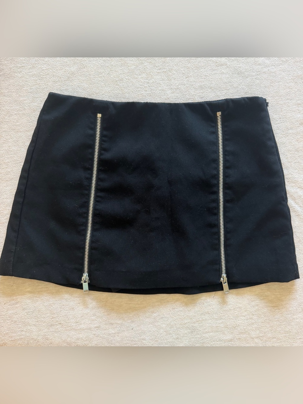 Zara Black Mini Skirt with built in shorts